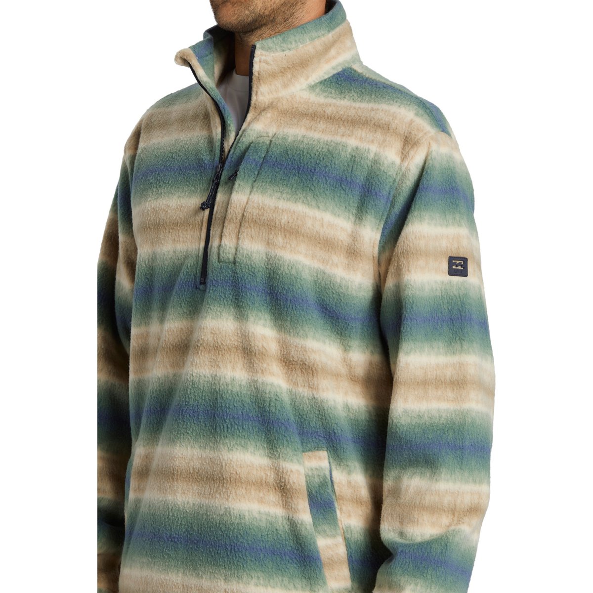 Polaire à demi-zip BOUNDARY marron dune, BILLABONG