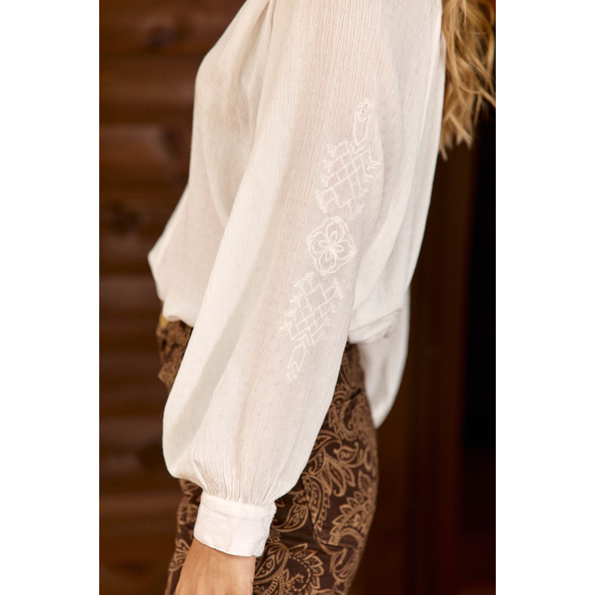 BLOUSE uni BEXLEY 11-ecru, LA PETITE ETOILE