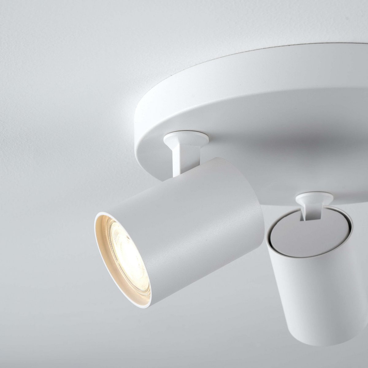 Plafonnier triple spot LIMA blanc, KOSILUM