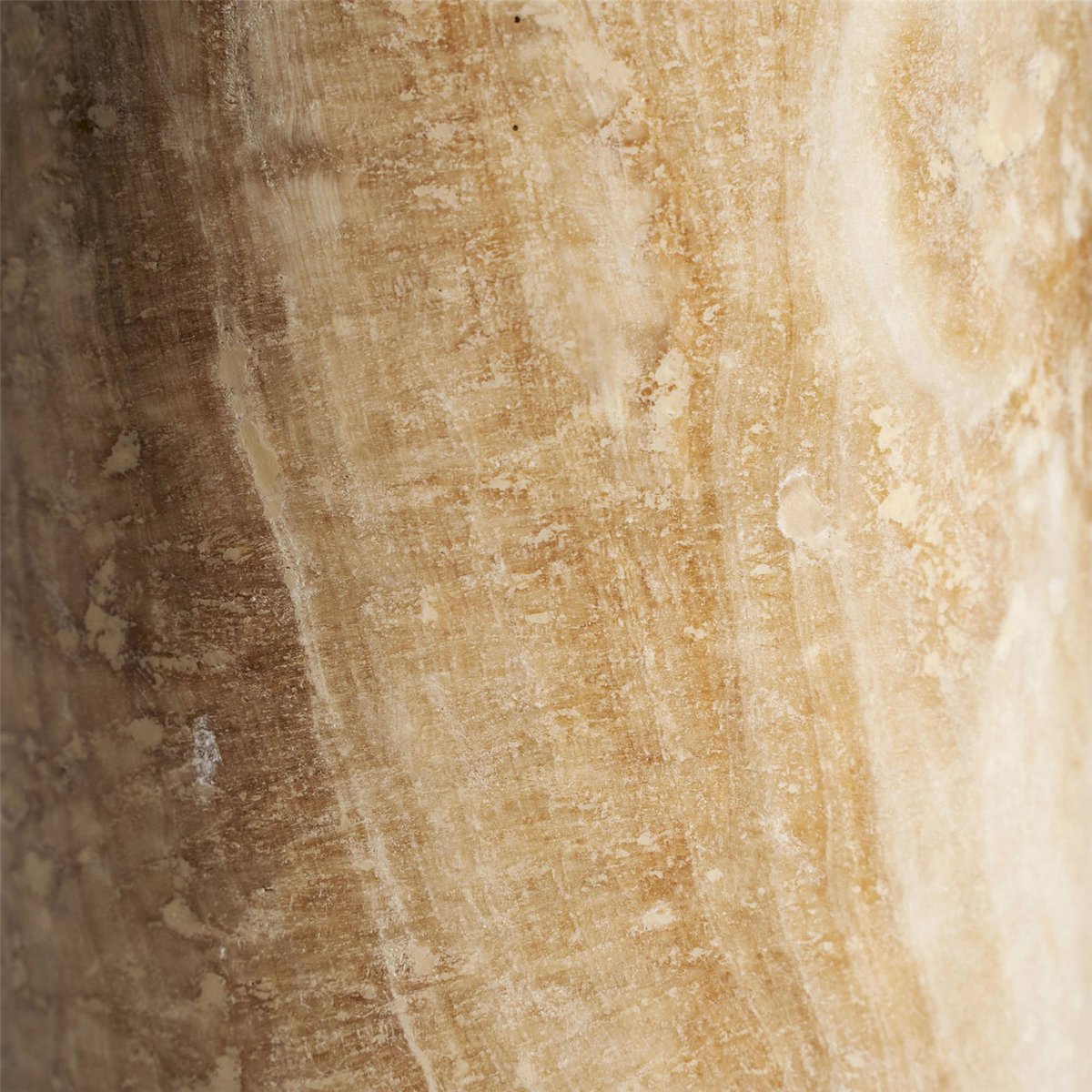 Vase en pierre onyx collection S.MAGLAND ivoire veiné beige, RECOLLECTION