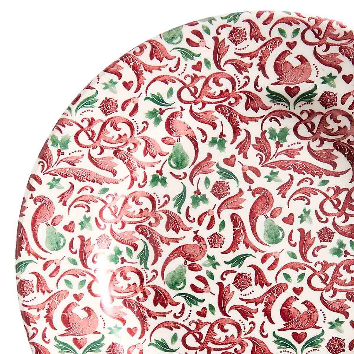Set of 4 Christmas Tree Yuletide Side Plate multi-coloured, SPODE