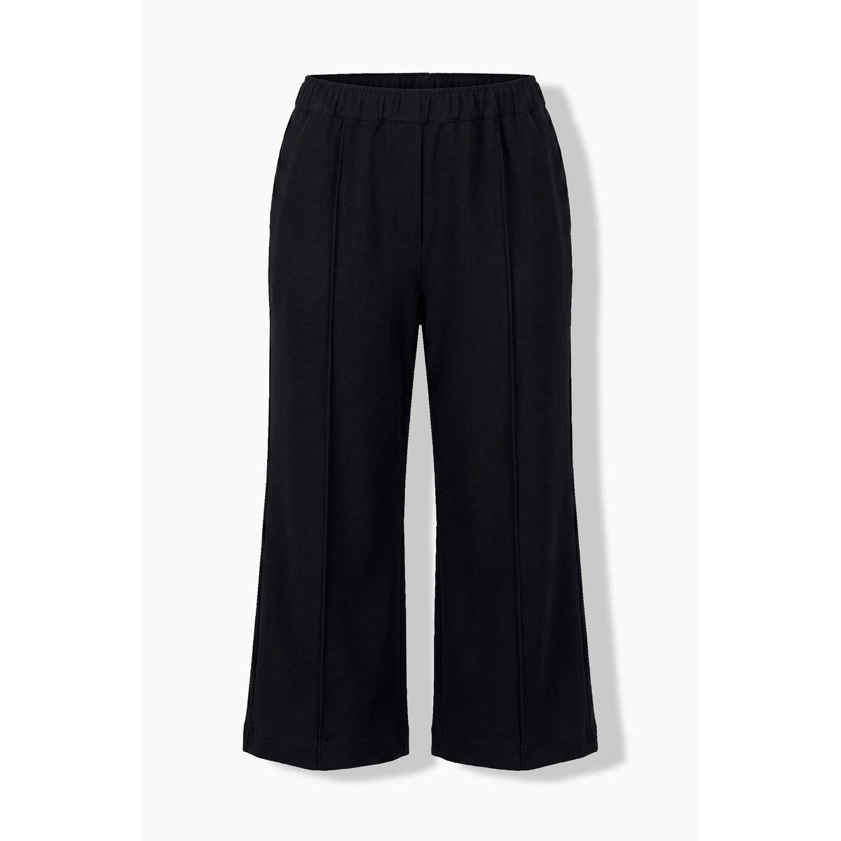 Jupe-culotte en point de Rome noir, ULLA POPKEN
