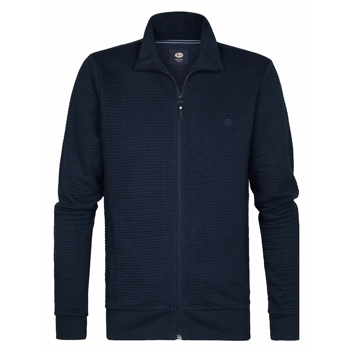 Quarter-Zip Sweatshirt navy blue, PETROL INDUSTRIES
