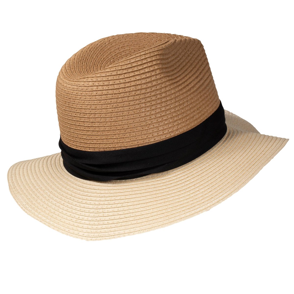 Chapeau bande noire, ajustable tour de tête noir noué noir, ISOTONER