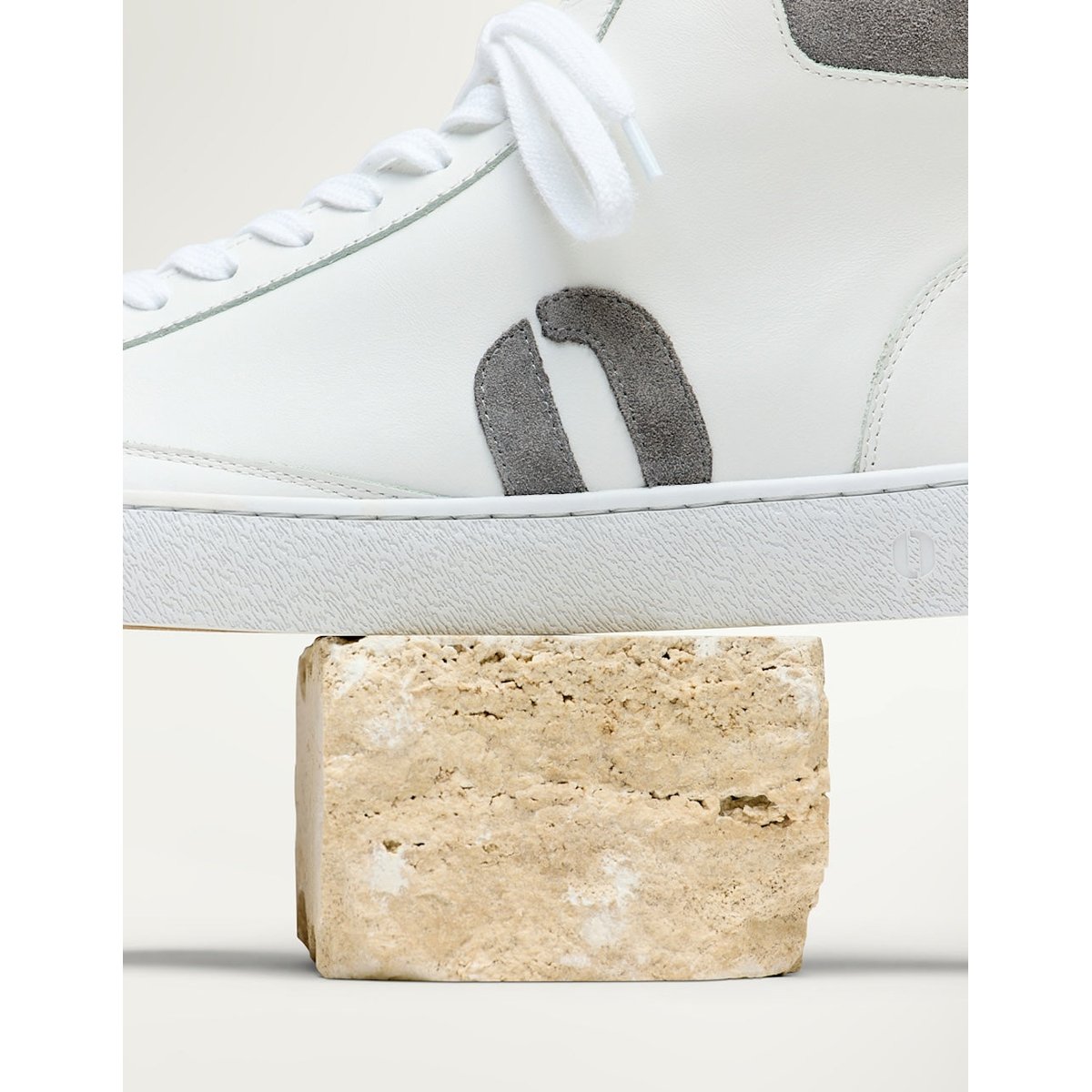 Baskets montantes ALEXIS blanc gris clair, ODAJE