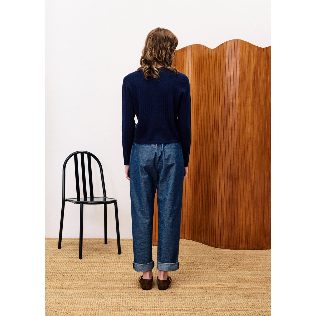 Pantalon OXALIS bleu marine, FRNCH