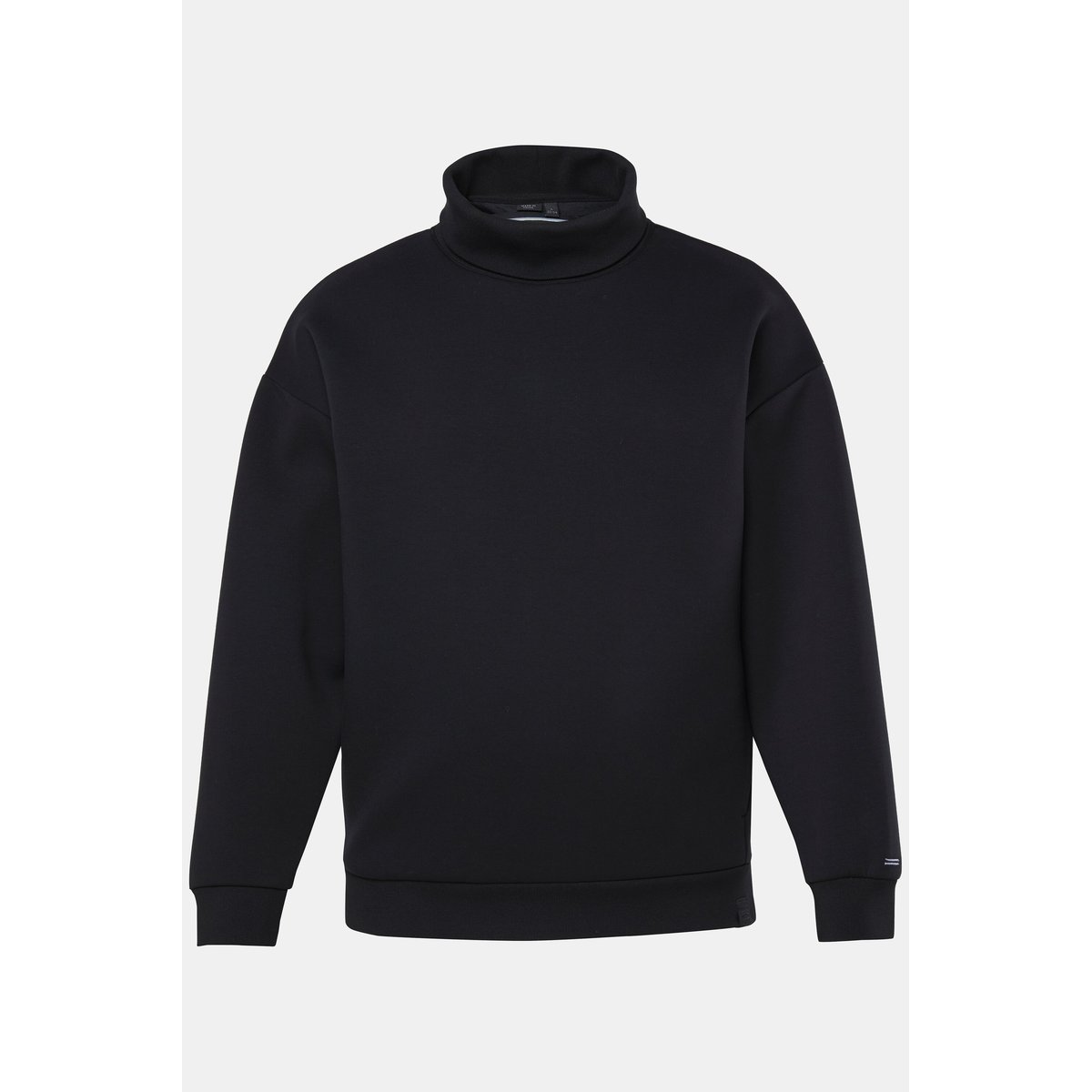 Sweat-shirt en scuba noir, STHUGE