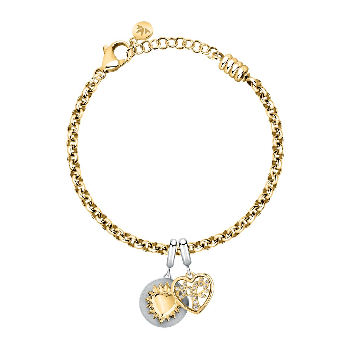 Bracelets en Cristal/crystal/steel et Cristal stainless steel,yellow gold, MORELLATO