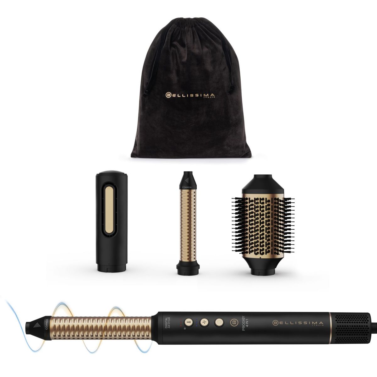 Fer multistyle Multistyler Prodigy 4 en 1 couleur unique, BELLISSIMA