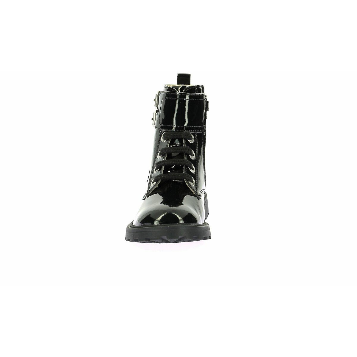 Kids Kick Blues Lace-Up Zipped Ankle Boots black, KICKERS