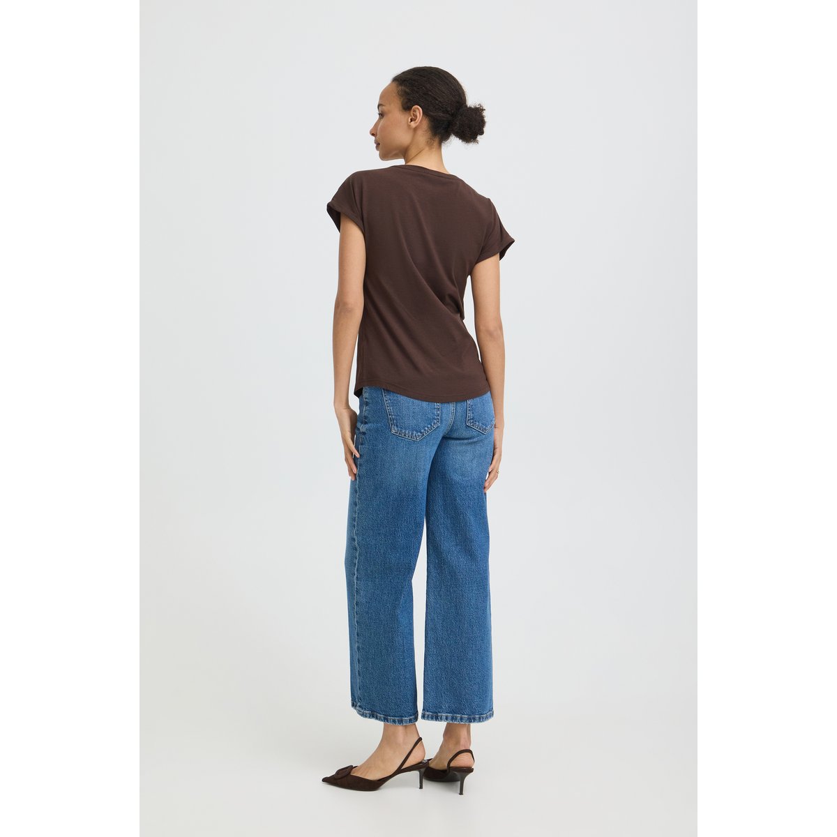 T-shirt marron java, B.YOUNG
