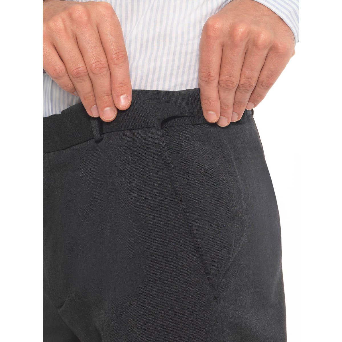 Pantalon ville élastiqué gris, DAXON