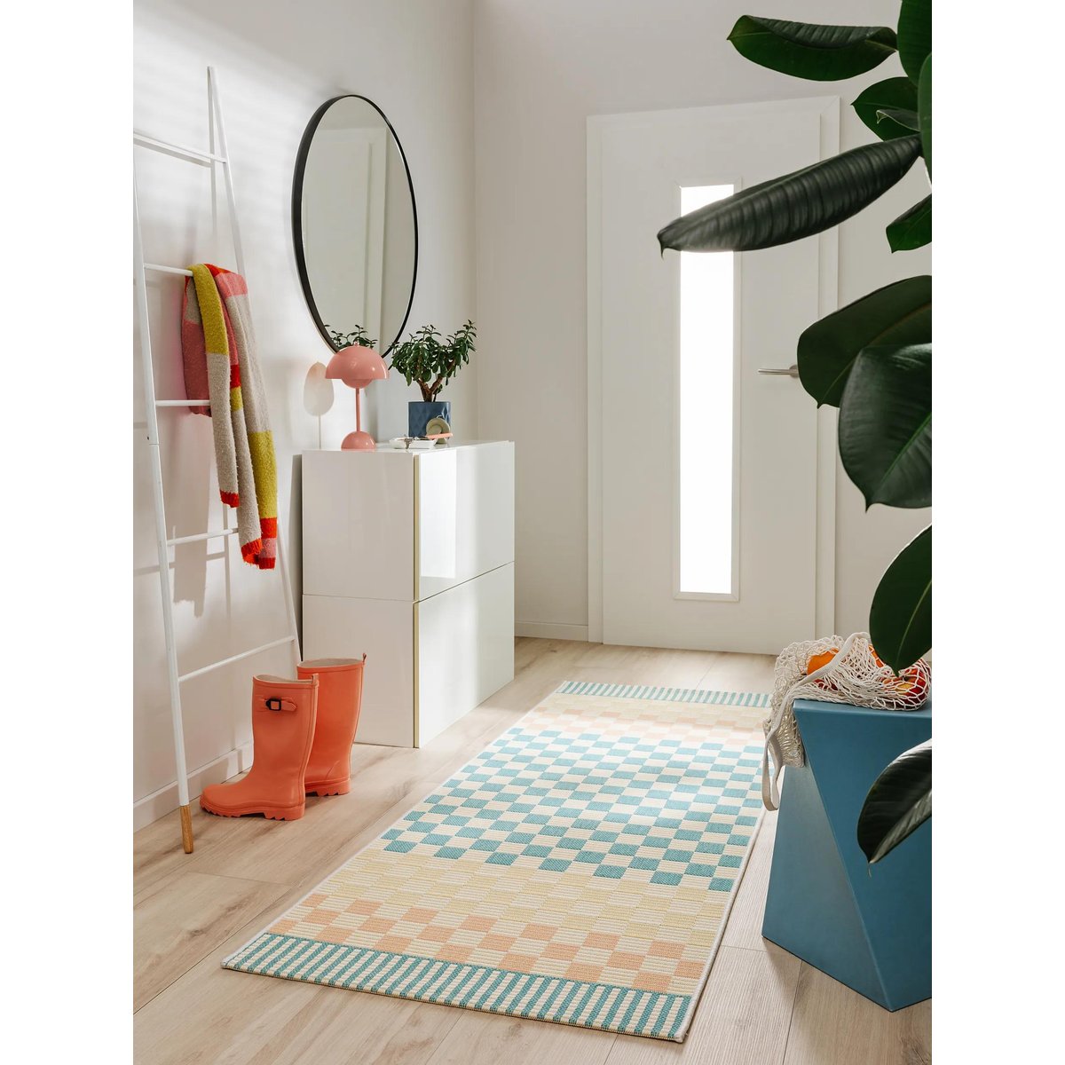 Tapis de couloir d'extérieur & intérieur CANDY multicouleur, BENUTA 