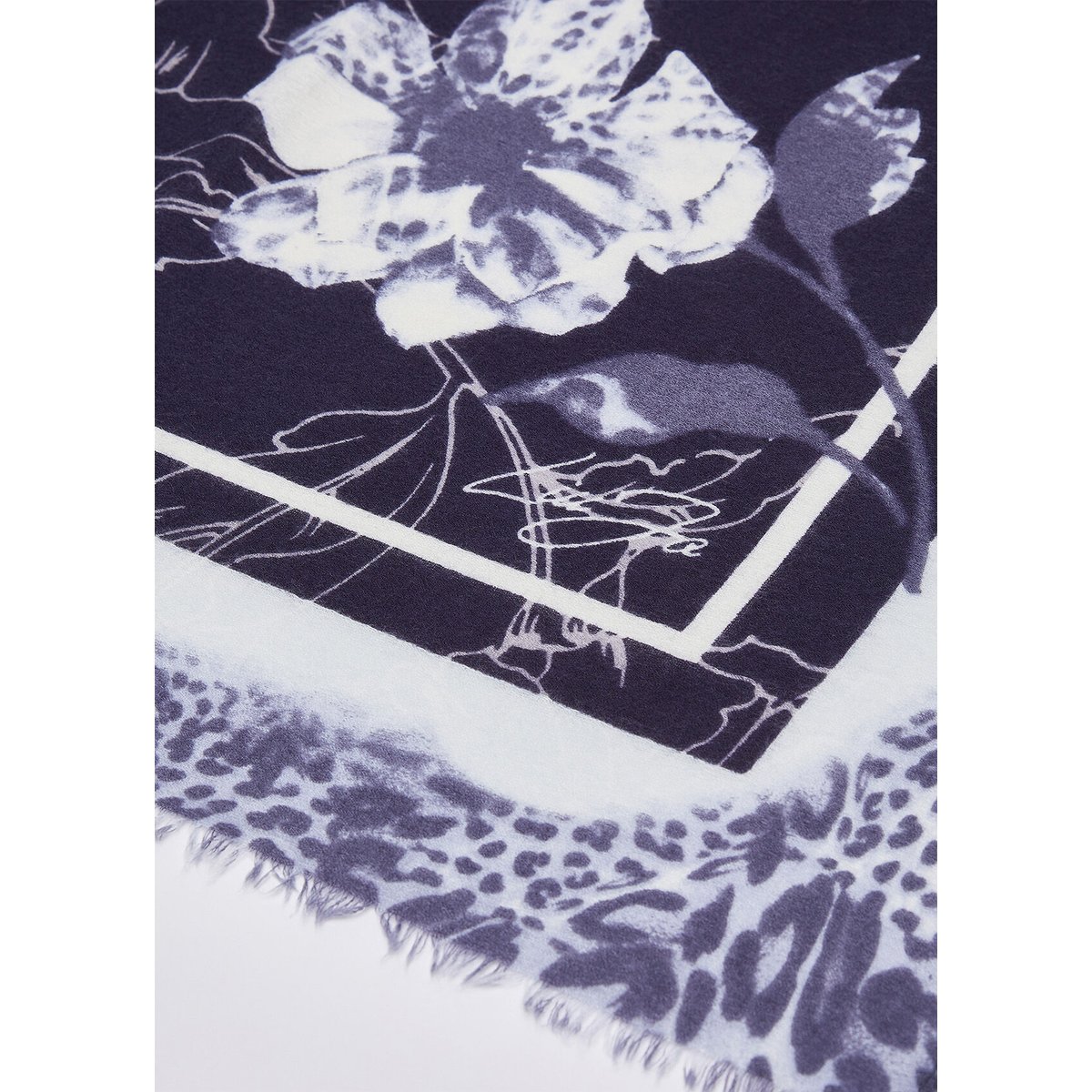 Étole avec fleurs bleu, LIU JO