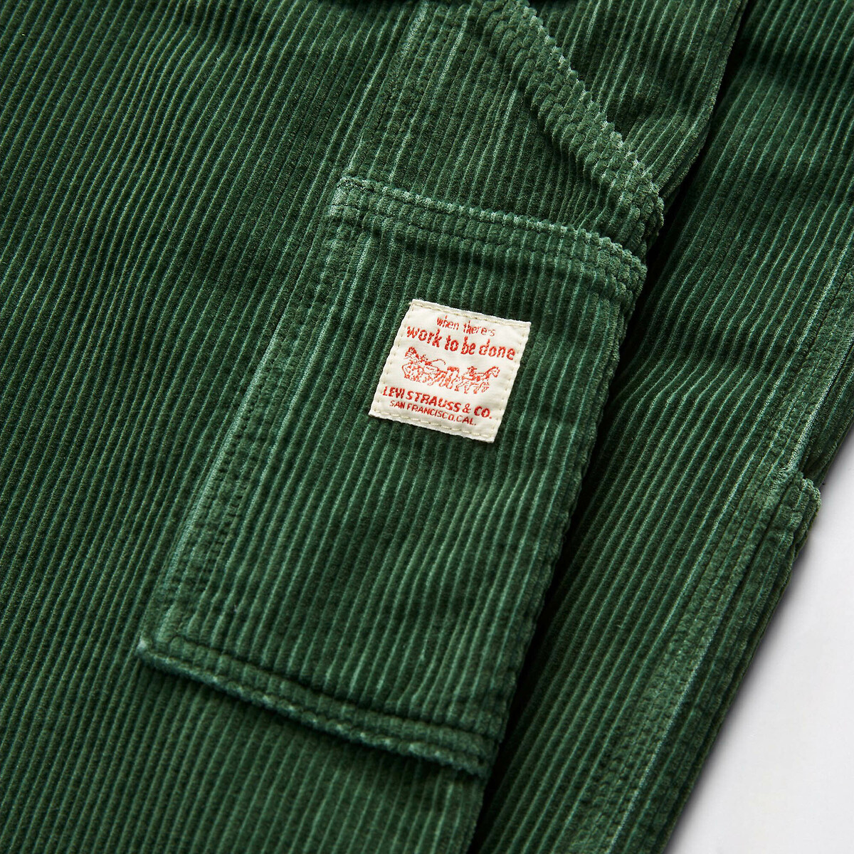 Pantalon Loose Carpenter velours python green corduroy, LEVI'S