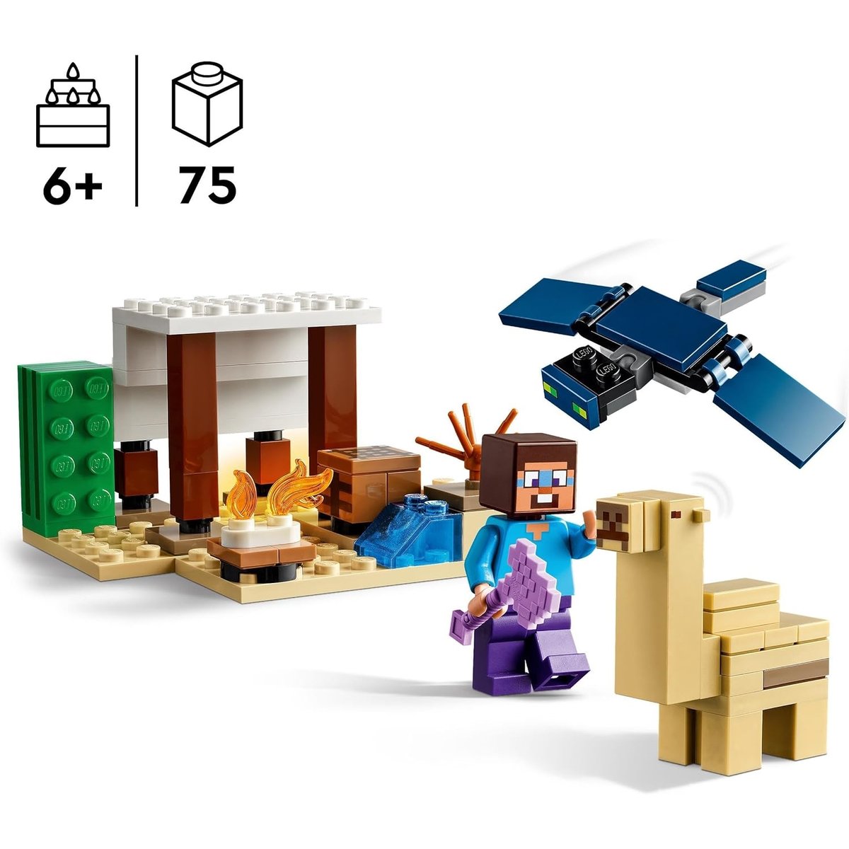 L'expédition de Steve dans le désert multicolore, LEGO