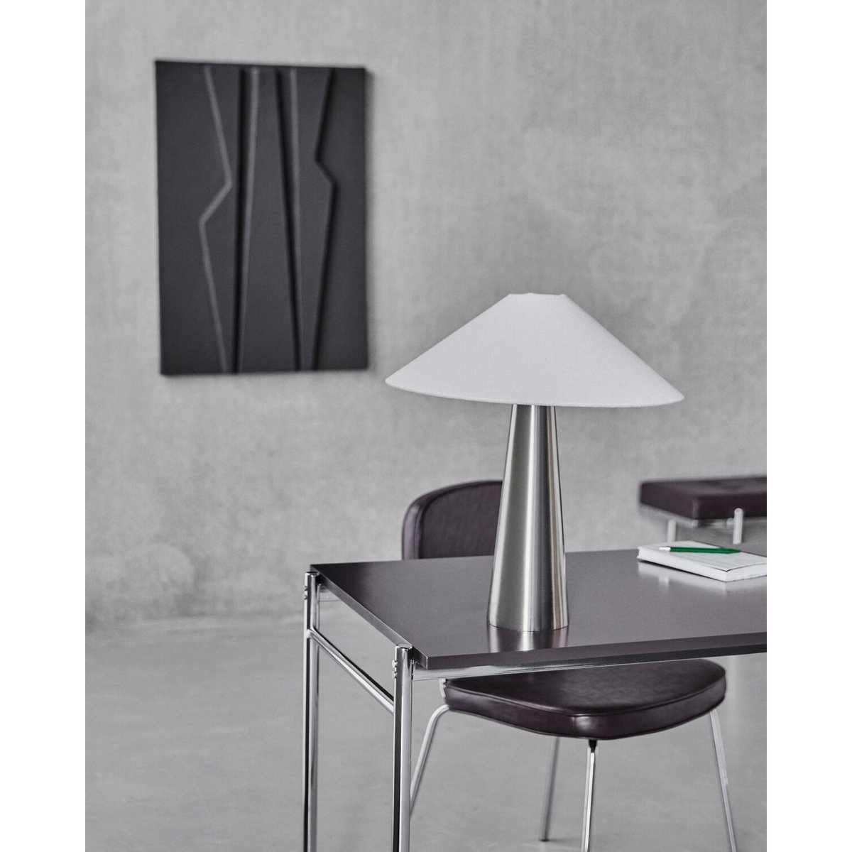 Lampe de table Soffi argent, blanc, HOUSE DOCTOR