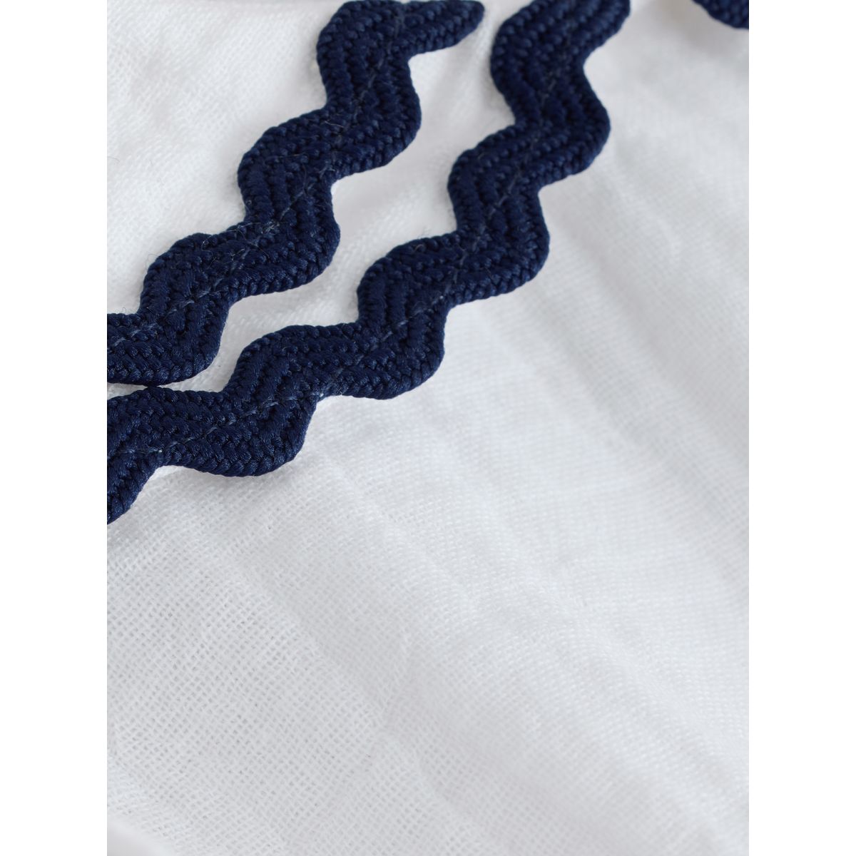 Robe à col ric rac blanc, NEXT