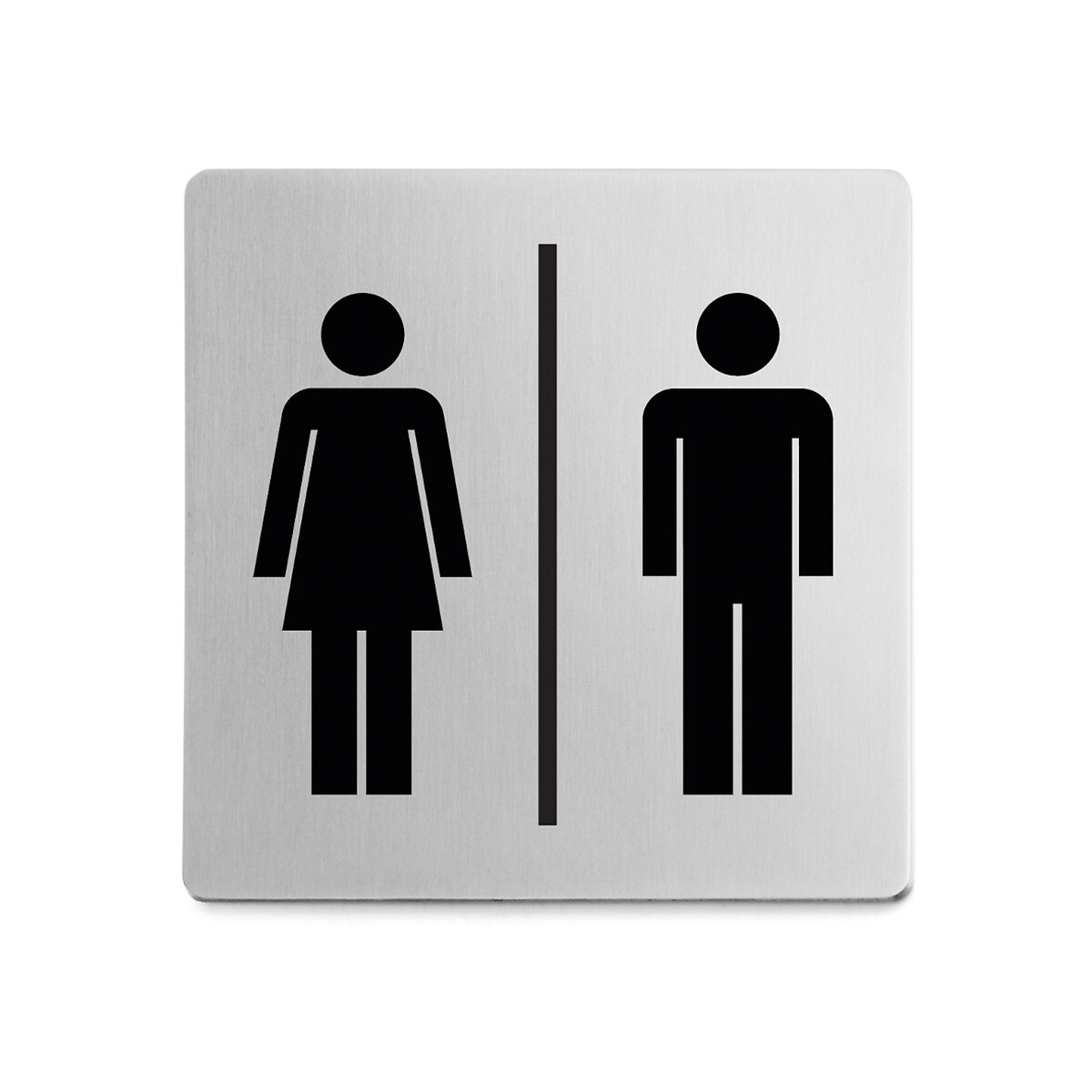 Sinal informativo "mulher/homem" Indici, ZACK inox, ZACK