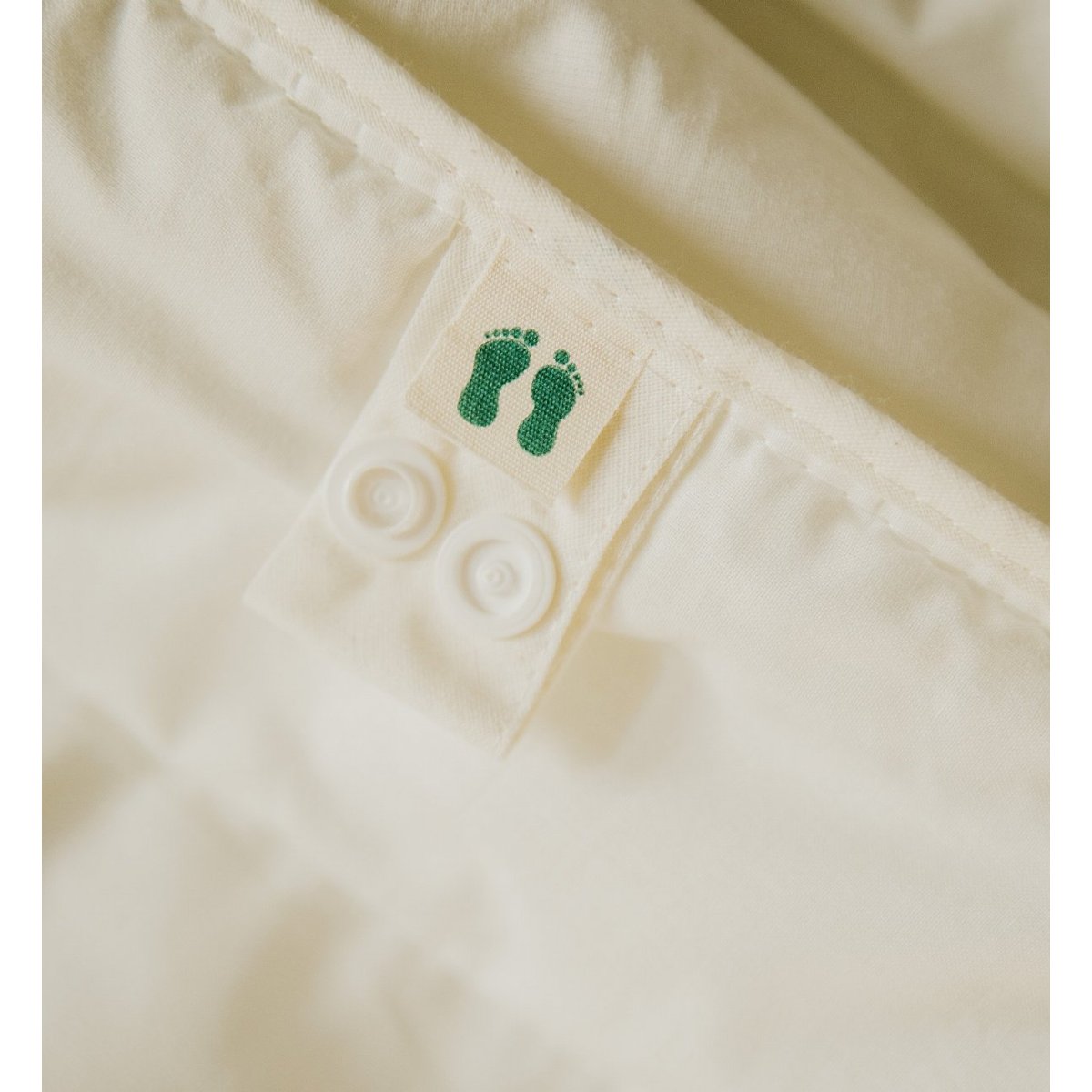 Couette Enfant Enveloppe Coton Bio 4 saisons MAUI couleur unique, KADOLIS