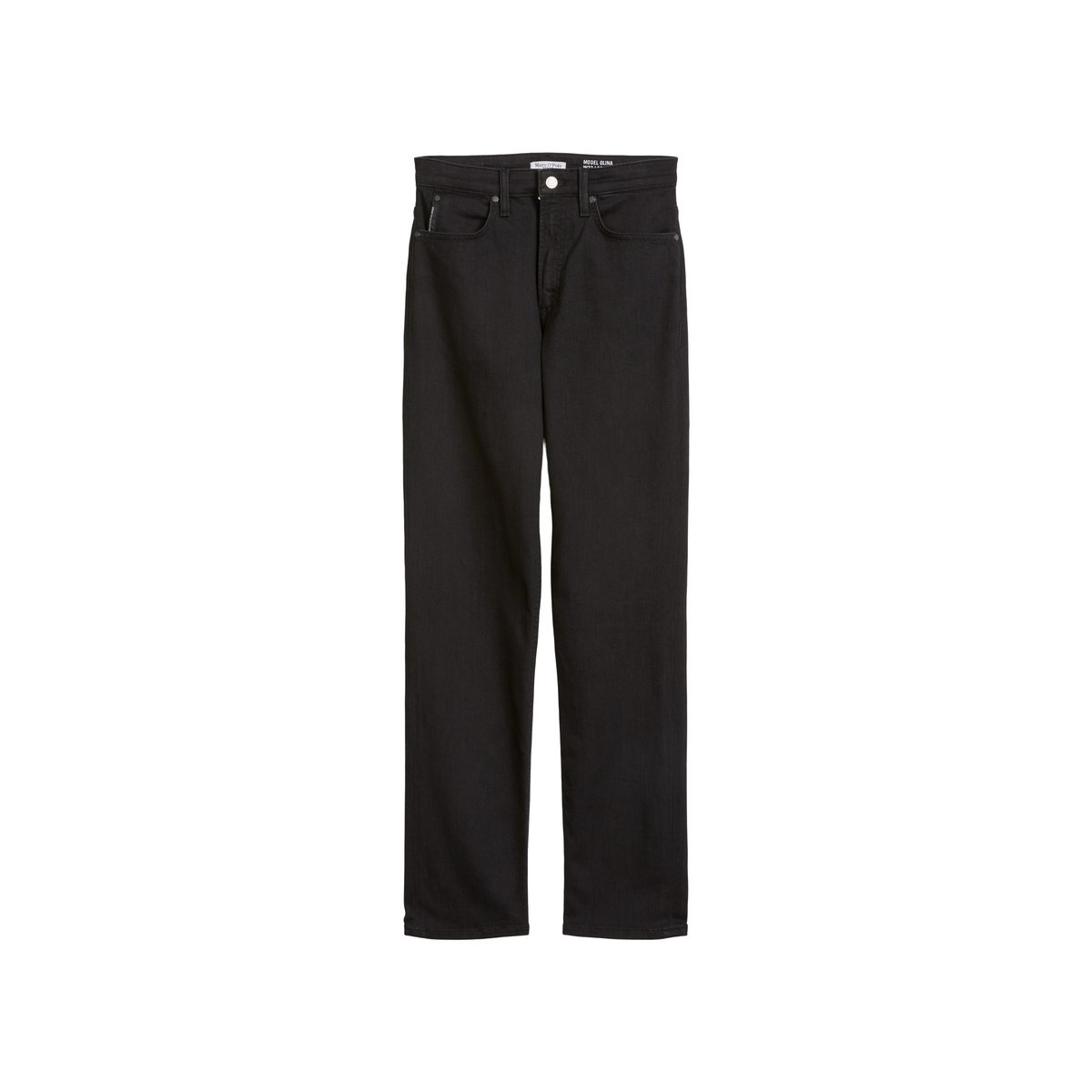 Jeans modèle Olina, coupe droite en coton stretch bio de haute qualité noir, MARC O’POLO DENIM