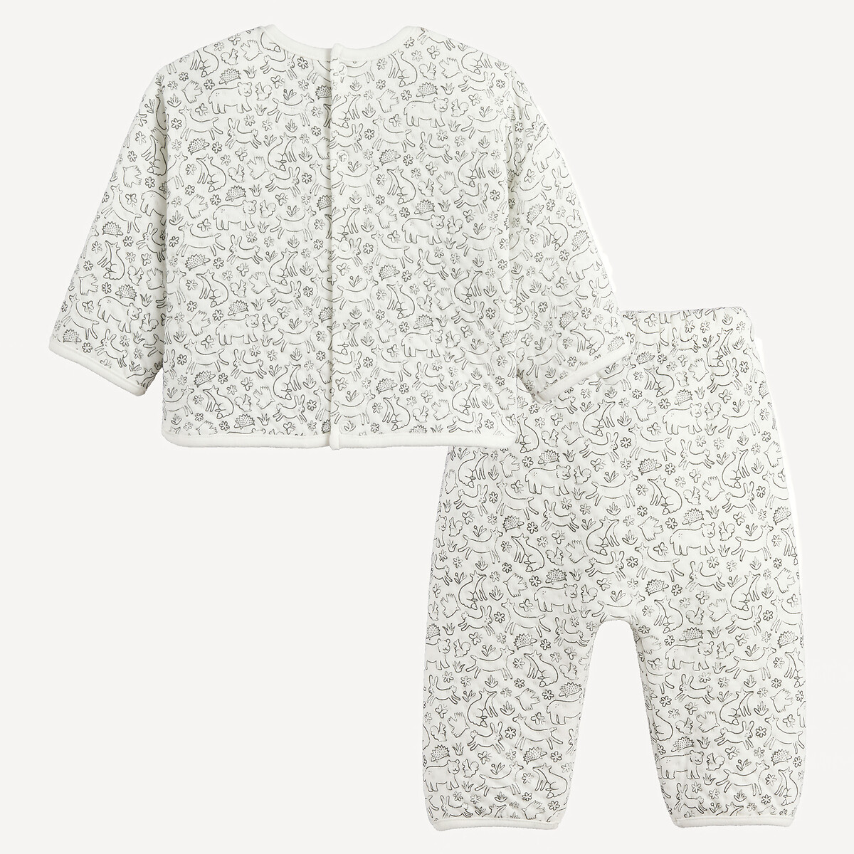 Ensemble 2 pièces sweat et pantalon imprimés assortis, LA REDOUTE COLLECTIONS
