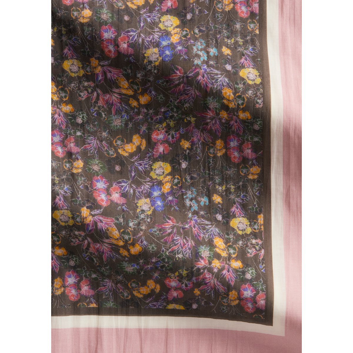 Foulard à l'imprimé allover avec TENCEL™ Lyocell rose, MARC O'POLO