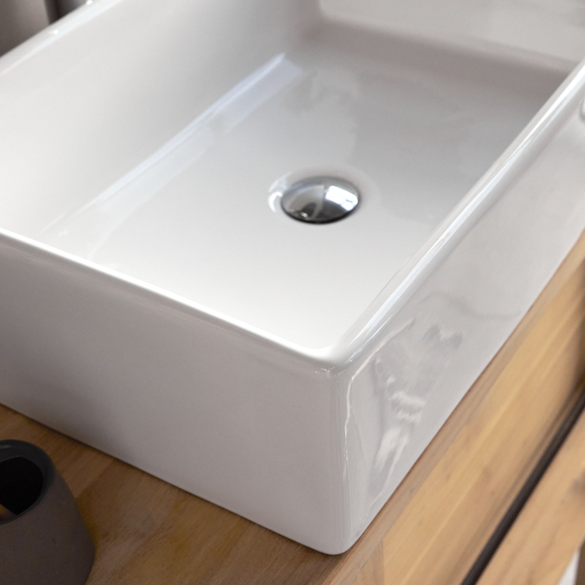 Vasque en Céramique, EMA blanc, TIKAMOON