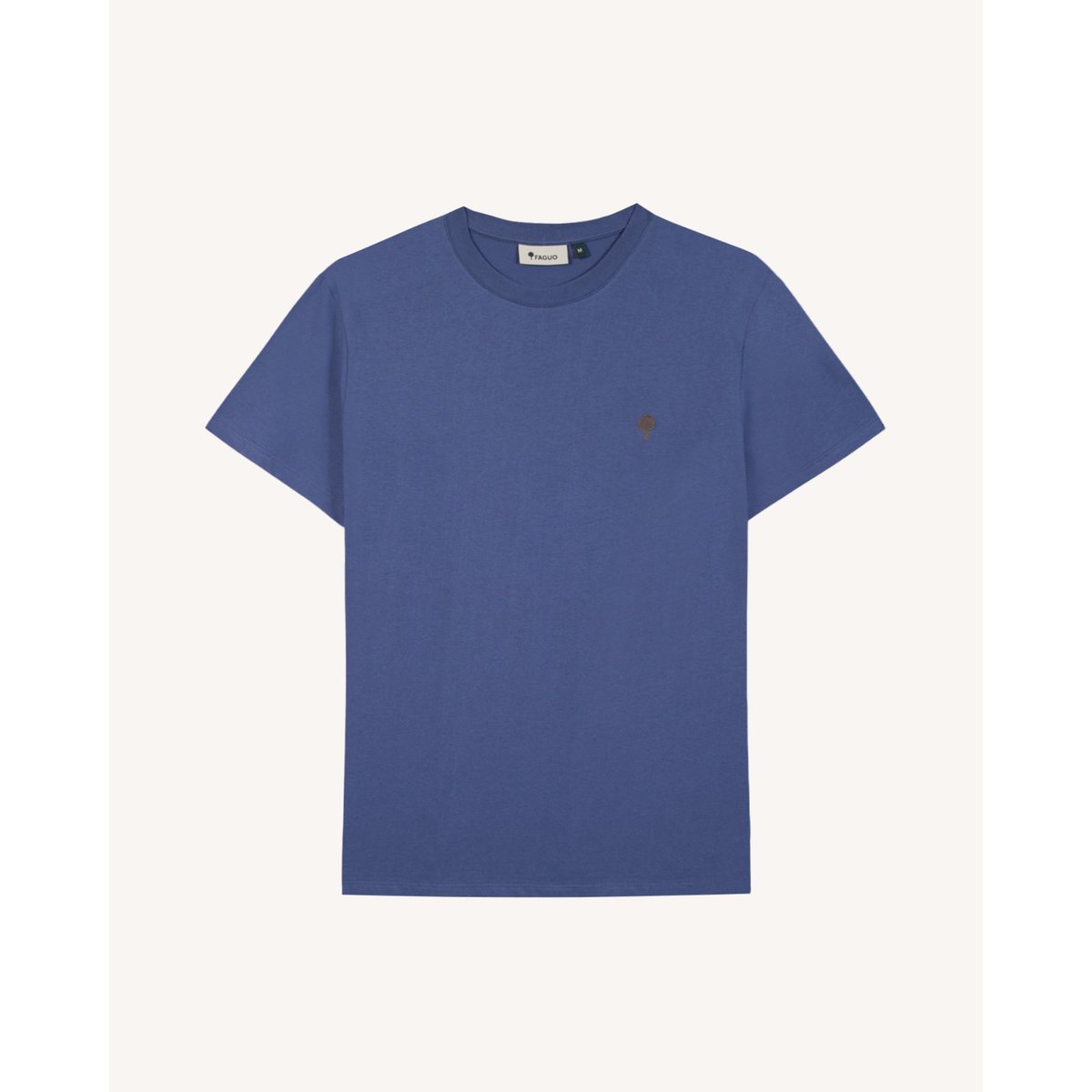 T-shirt en maille bleu, FAGUO