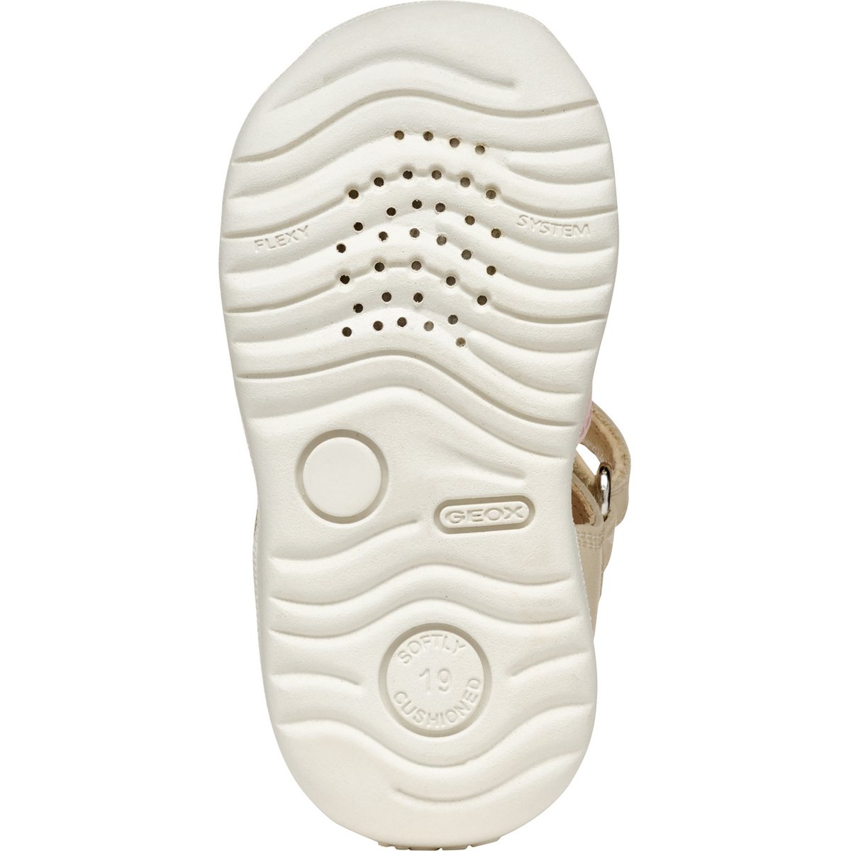 Sandales premiers pas, MACCHIA ivoire clair/jaune clair, GEOX