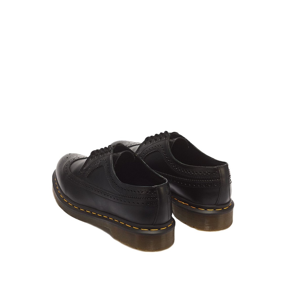 Derby Richelieu 3989 YS in pelle liscia nero , DR. MARTENS