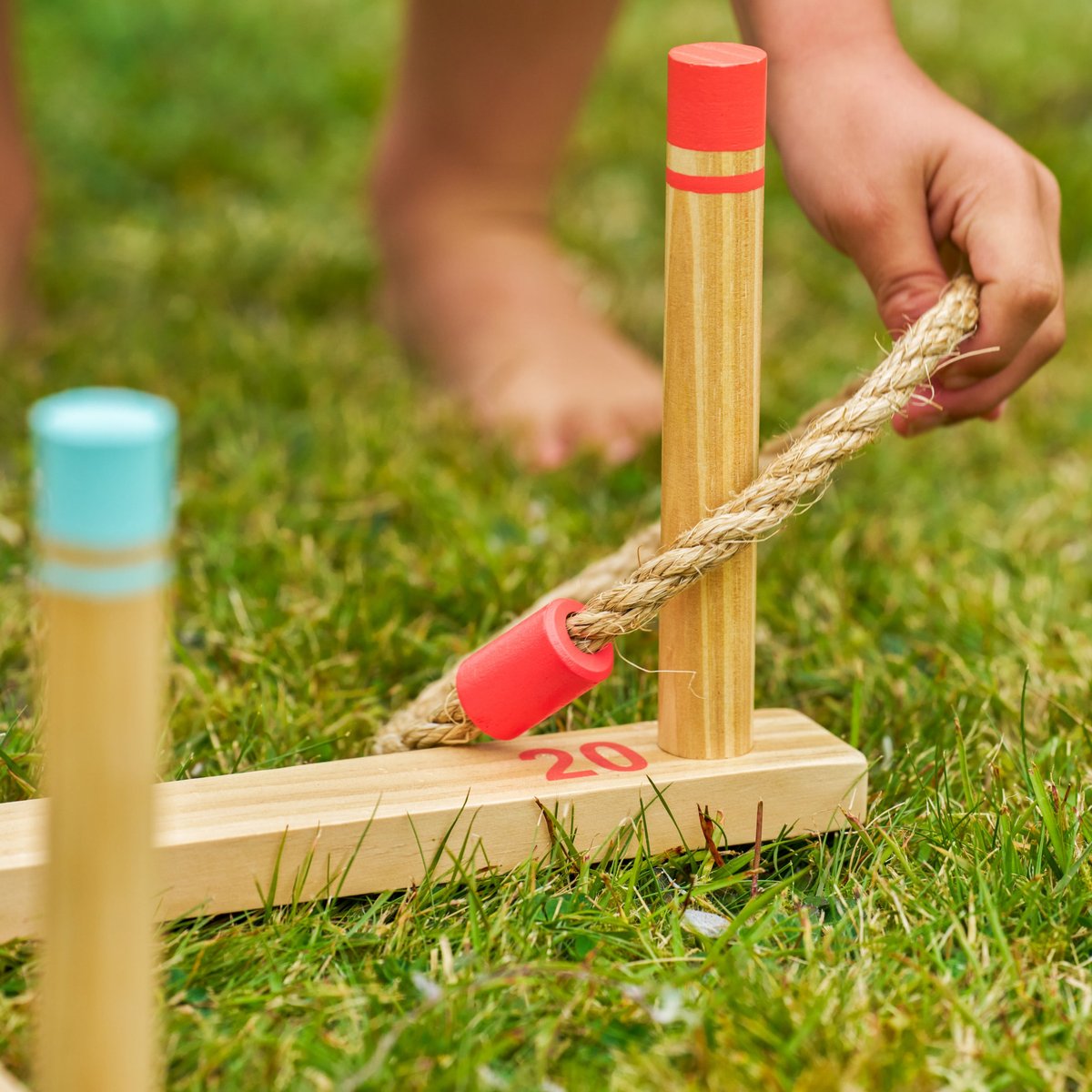 Jeu de lancer anneaux bleu, TP TOYS