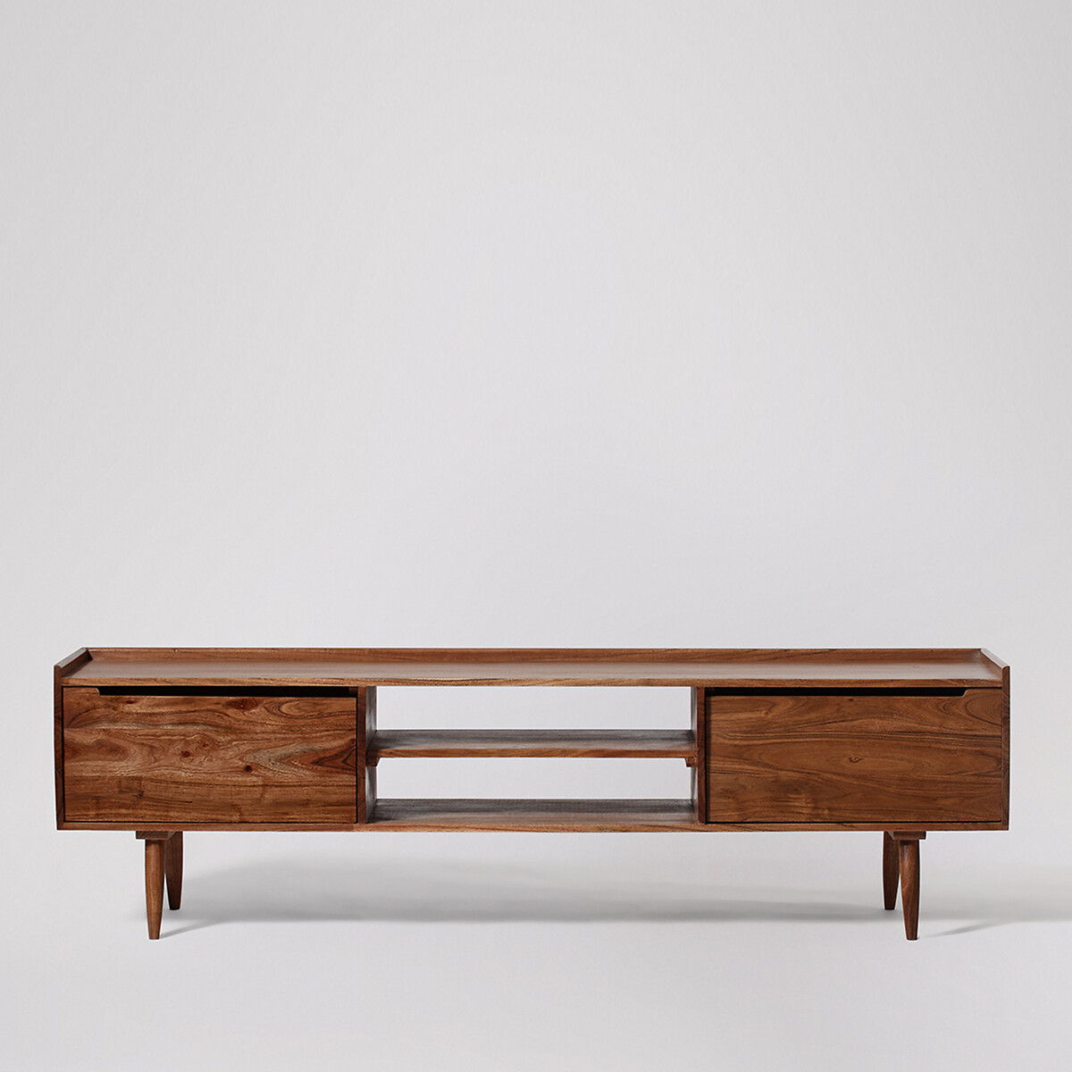Southwark Acacia Wood 2 Door Media Unit dark acacia wood, SWOON