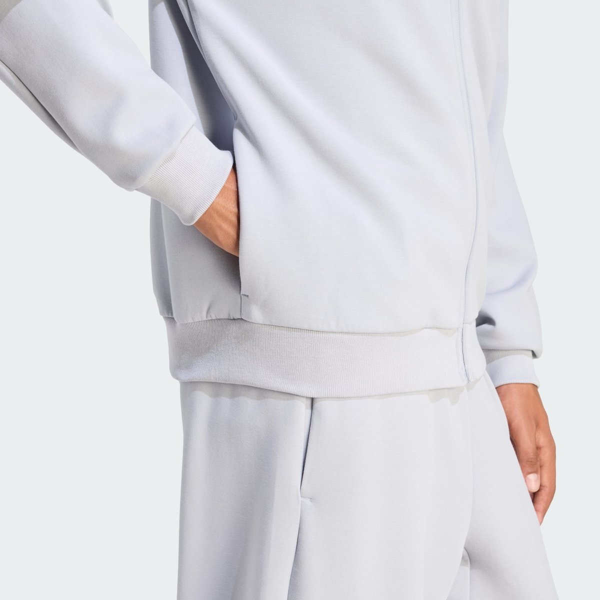 Veste De Survêtement Soft Lux halo silver, ADIDAS SPORTSWEAR