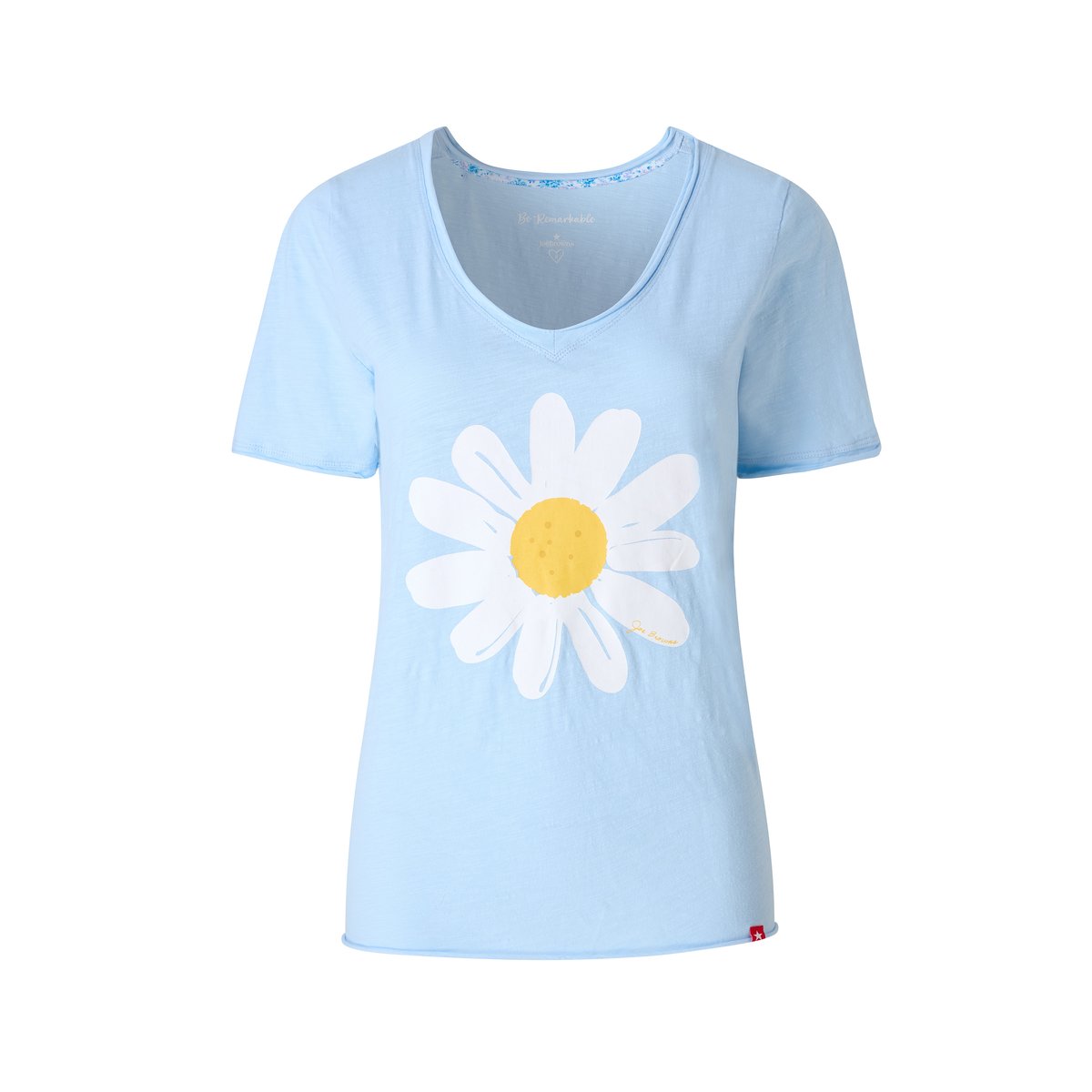 T-shirt à motif marguerite bleu, JOE BROWNS