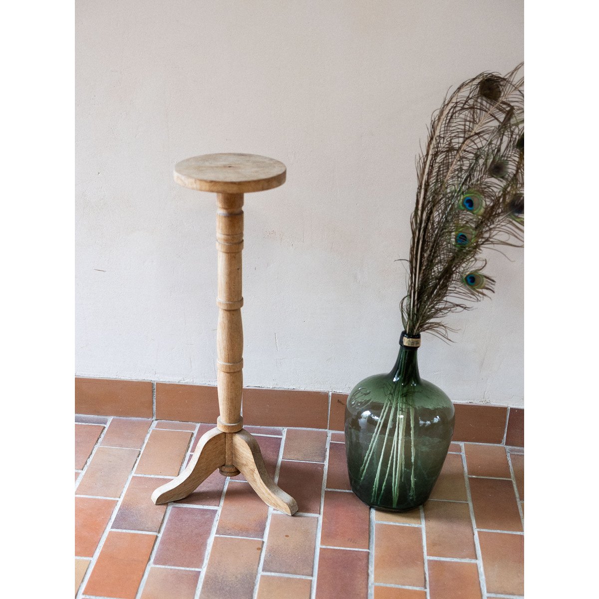 Sellette en bois Francine N°1447 - Bon état bois clair, DEBONGOUT