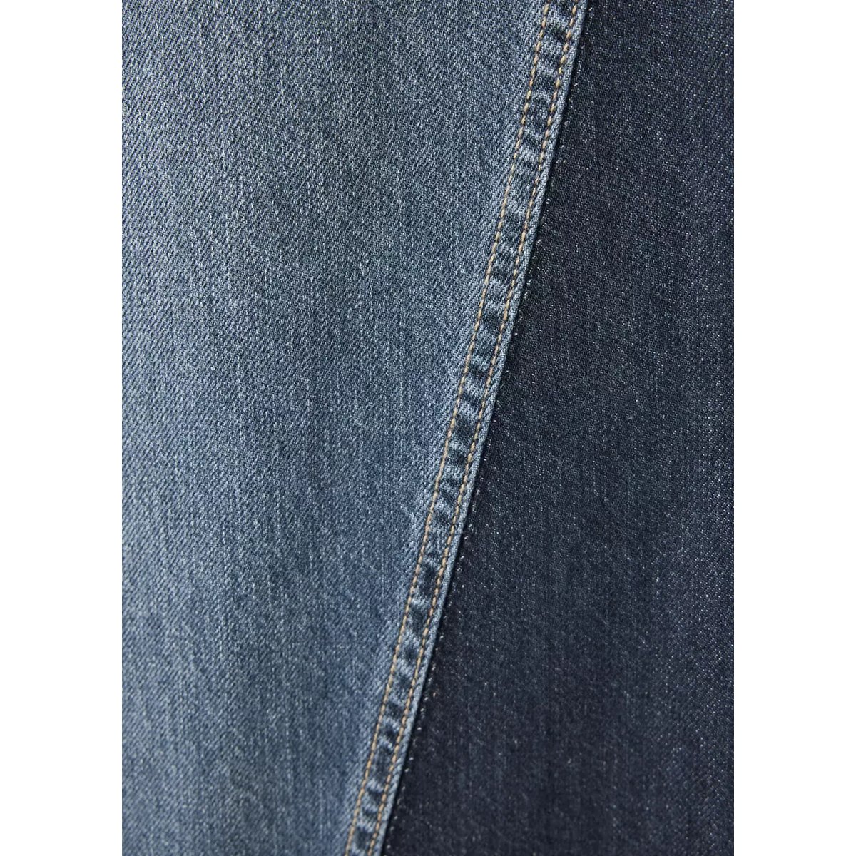 Jean wide leg à panneaux contrastants bleu foncé, MANGO TEEN