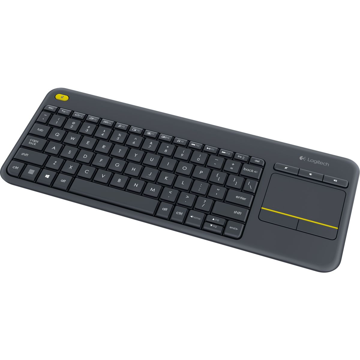 Clavier sans fil K400 Plus Black noir, LOGITECH