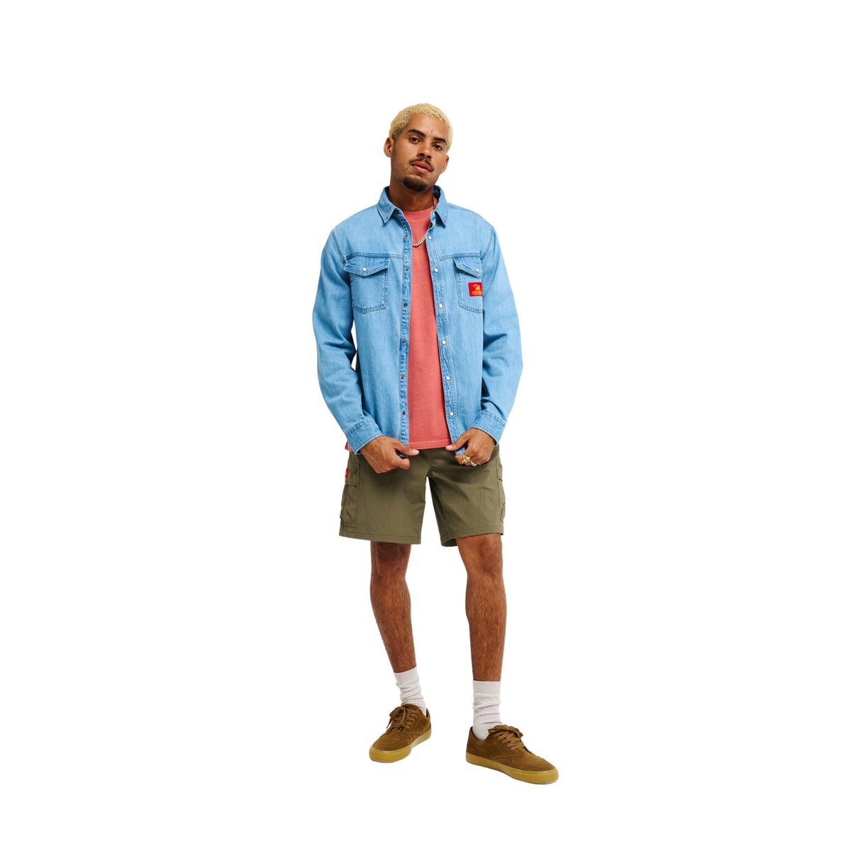 Chemise manches longues en denim BOB MARLEY UPRISING bleu stone indigo, QUIKSILVER
