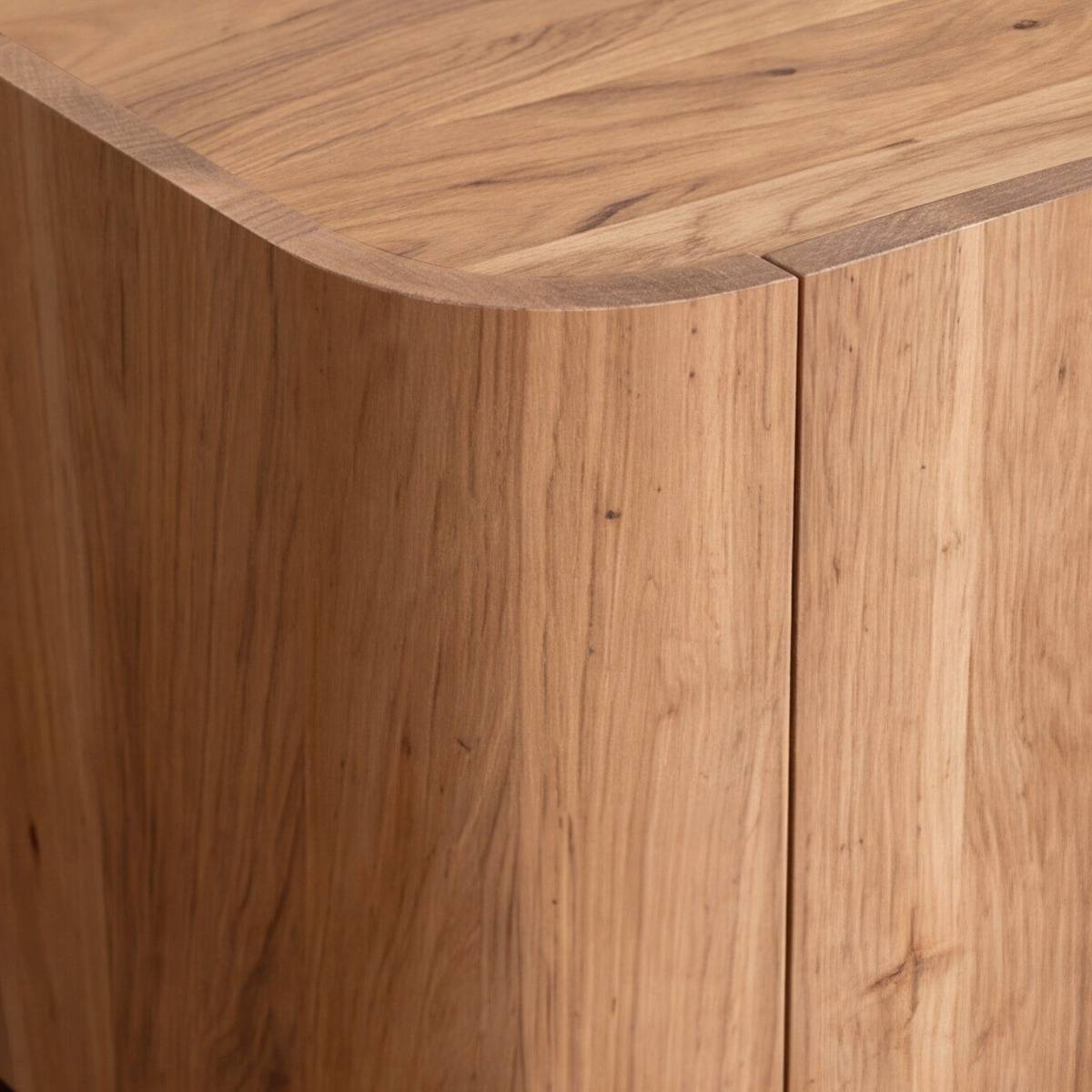 Meuble tv en bois d'acacia IDRISSA bois clair, MADE IN MEUBLES