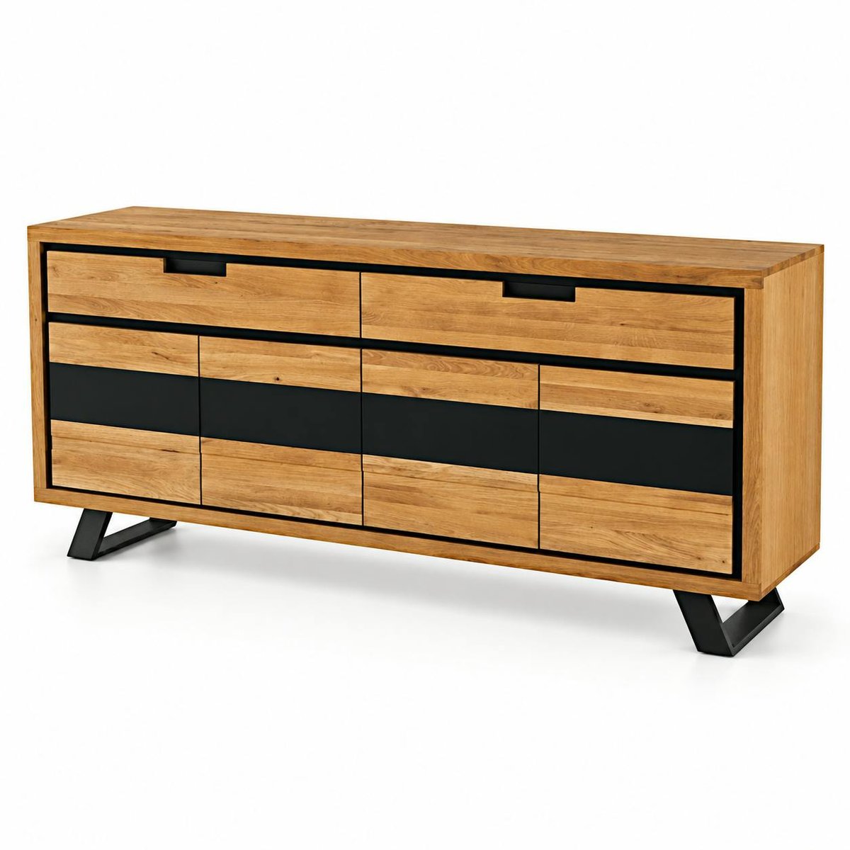 Buffet enfilade en bois PORTREE bois naturel, PIER IMPORT