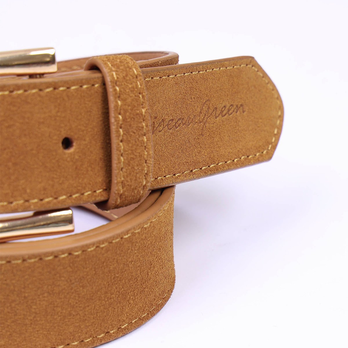 Ceinture Holdia camel, MISE AU GREEN
