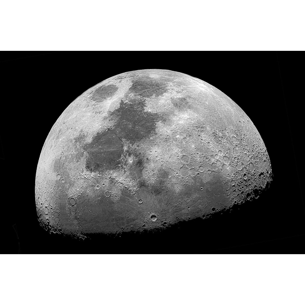Tableau paysage La lune tableau alu dibond, HEXOA