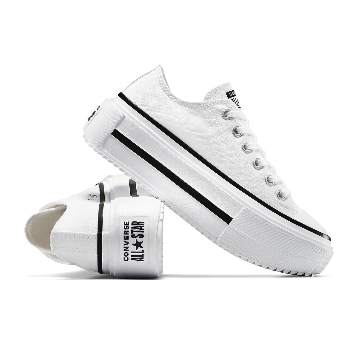 Baskets Lift Double Stack Foundation blanc, CONVERSE