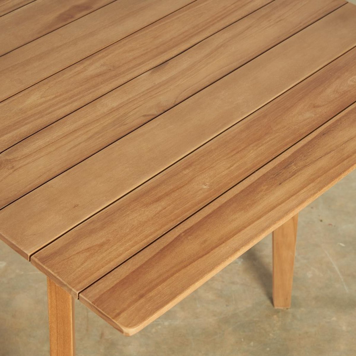 Table de jardin en teck Kino naturel, WANDA COLLECTION