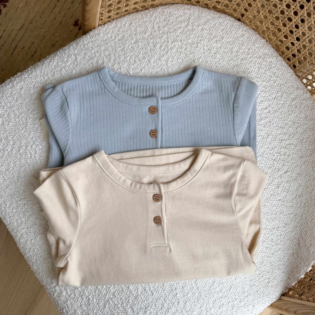 Lot de 2 t-shirts enfant manches longues Voix Lactée bleu, PETIT BEGUIN