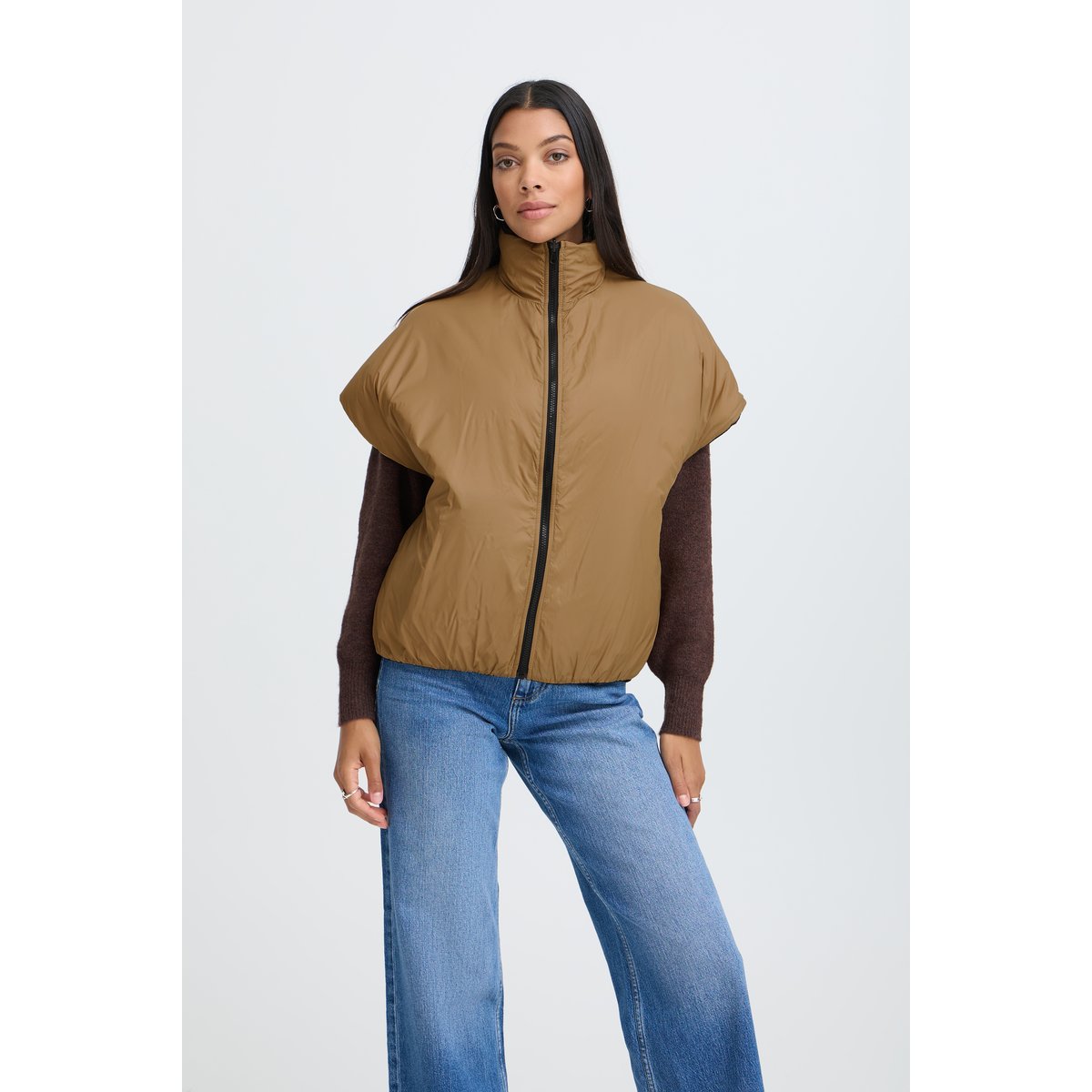 Gilet d'extérieur noir meteorite, B.YOUNG