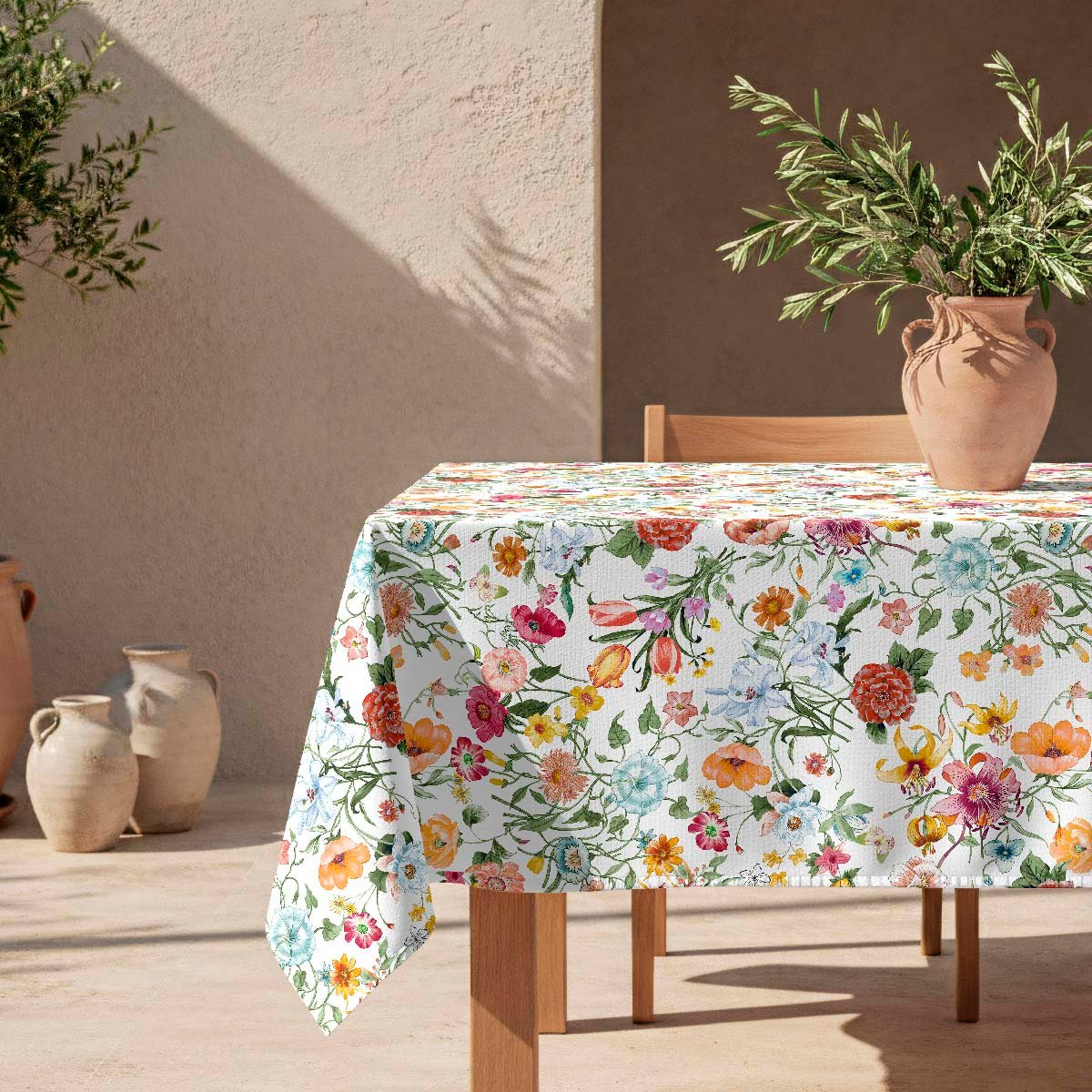 Nappe anti-taches Nela - 100% coton - multicolore, NAF NAF HOME