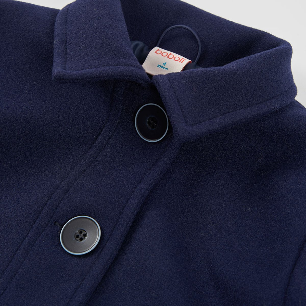 Veste fille avec boutons bleu, BOBOLI