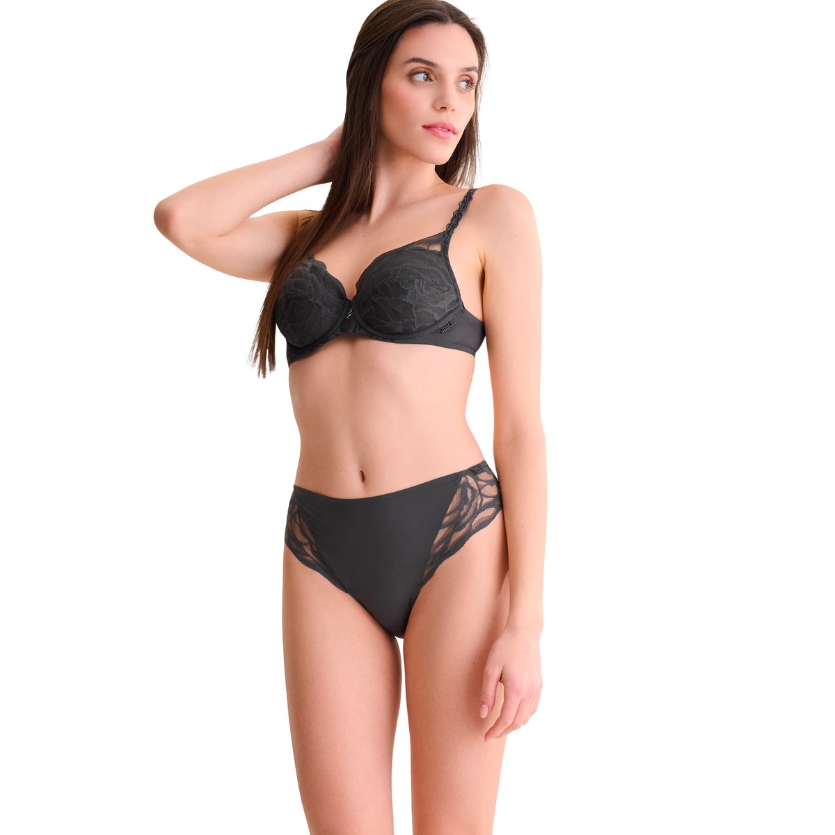 Soutien-gorge push-up RIVER gris, LISCA